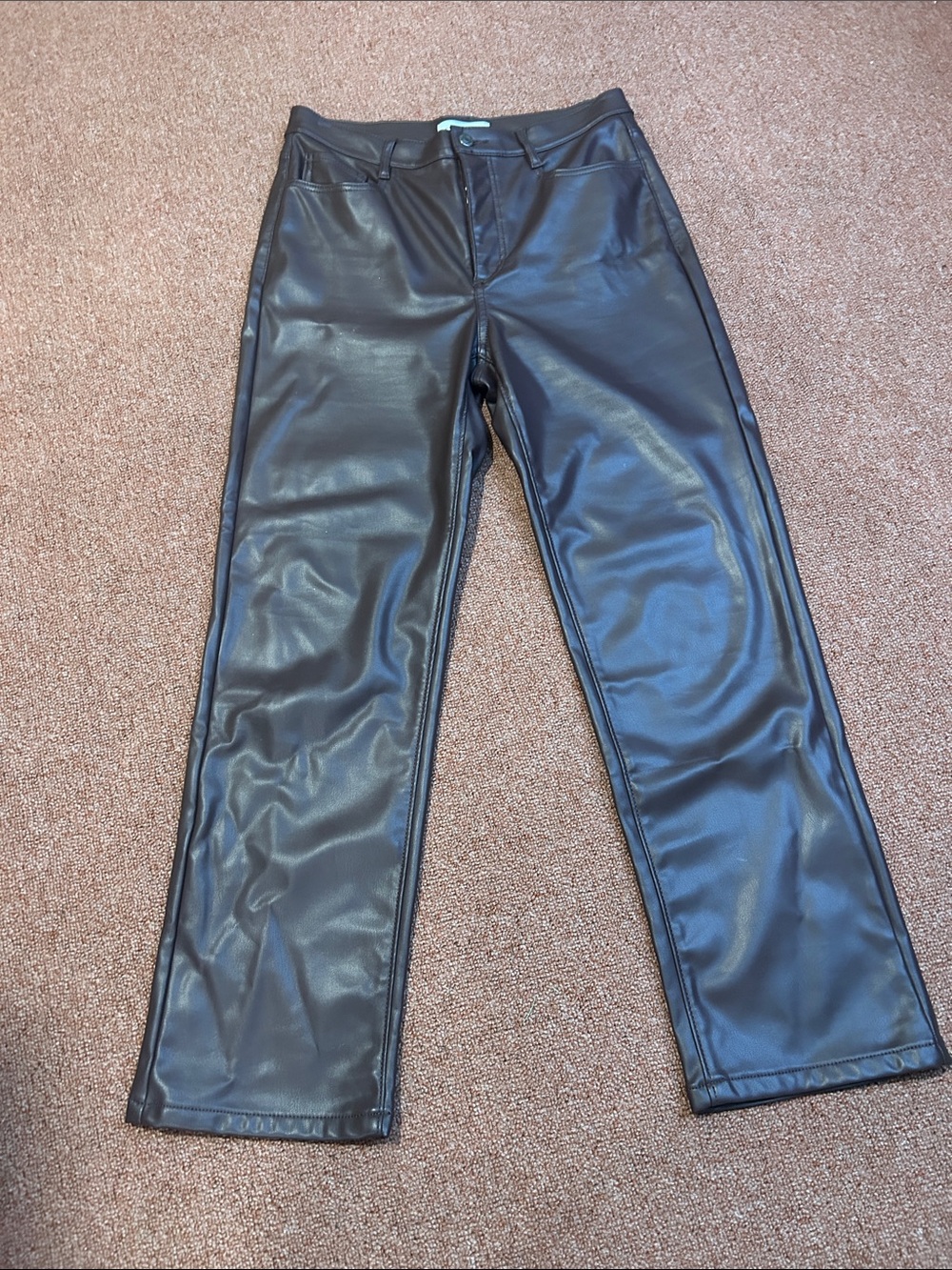 Ann Taylor Loft Faux Leather Pants. Sz 4